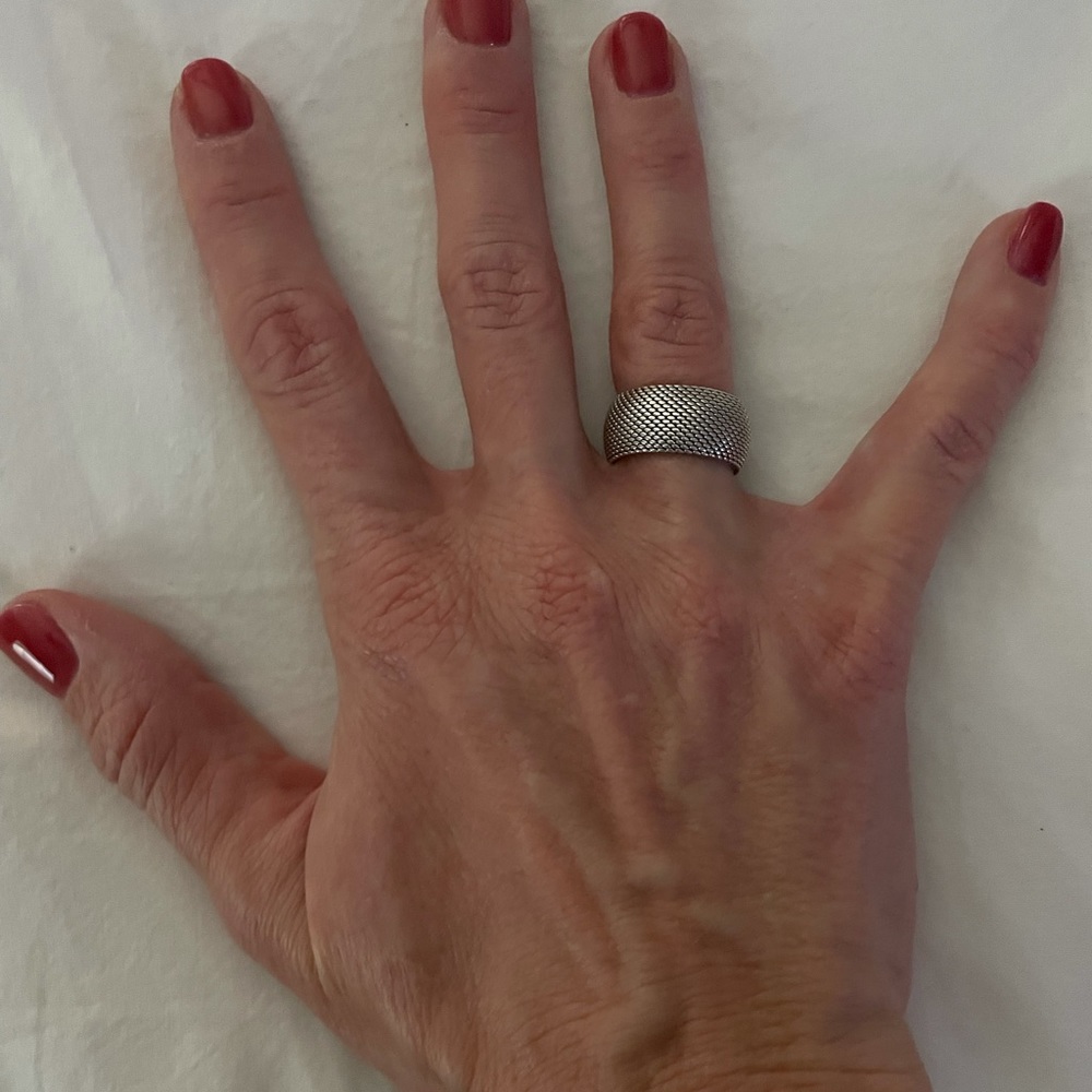 Authentic Tiffany sterling silver ring